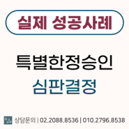 [상속] 특별한정승인 결정