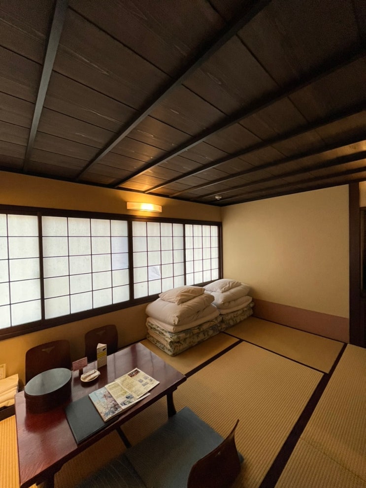 교토 가성비 료칸 추천! 마츠바야료칸 Matsubaya ryokan 다다미방 온천탕....