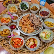 부산 정관맛집 아홉산숲 근처 정갈한 한식집 정식당