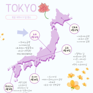 2024년 도쿄 벚꽃 개화시기 및 명소 TOP5