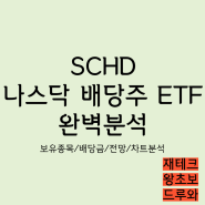 SCHD 란? 보유종목 배당금 차트분석 수익률 총정리