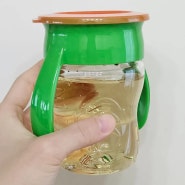 빨대컵 설거지 힘들다면 추천하는 흘리지않는 아기컵 와우컵 (내돈내산)