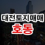 대전토지매매 호동 전원주택부지 나대지195평 평당500만원