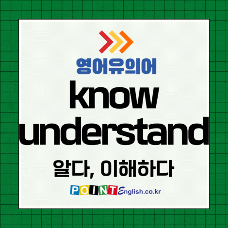 알다, 이해하다 영어유의어 - comprehend, follow, get, know, perceive, realize ...