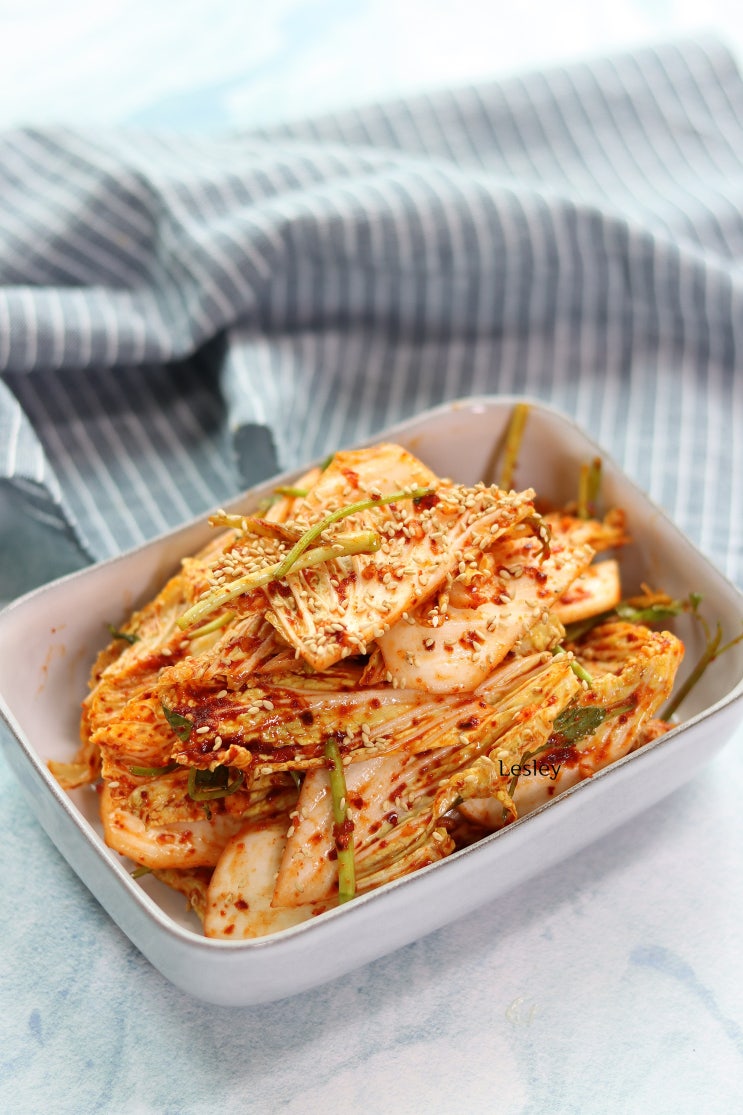 알배기 배추 겉절이 만드는 법 겉절이 양념 레시피 : 네이버 블로그
