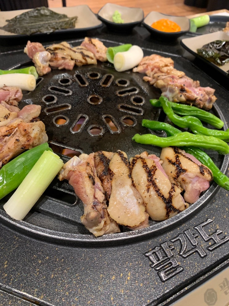 광명역 맛집 팔각도 광명역점 숯불닭갈비부터 닭특수부위 찐후기 : 네이버 블로그
