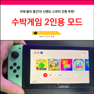 수박게임 2인 모드 후기 닌텐도 스위치 온라인 게임추천
