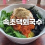 [속초댁회국수] 전국에서 웨이팅 몰리는 회국수 맛집 (강원 고성)