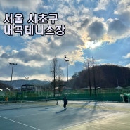 [테니스장]서울 서초구 내곡테니스장 이용후기 및 예약방법
