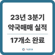 2023년 3분기 약국매매 실적, 가온메디컬