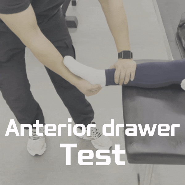 Anterior drawer test, 발목인대검사 : 네이버 블로그