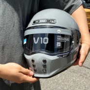 이쁜 클래식 헬멧 HJC V10 클래식 풀페이스 출고