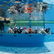 용운국제수영장과 딥스테이션에서 즐긴 대전프리다이빙 모임~ 수중운동 수중스피닝 딥스바닥찍기