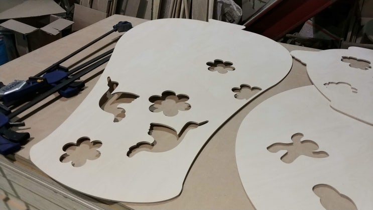 합판 가구 , 나무 의자 , 자작합판 DIY 가구 , 목재 원형 재단 , CNC가공 : 네이버 블로그