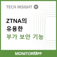 ZTNA의 유용한 부가 보안 기능을 알아보자