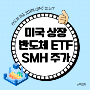 미국 반도체 ETF, SMH 주가 및 배당금 알아보기