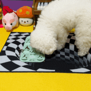 강아지장난감 실리콘 슬로우 식기 리뷰