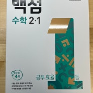 초등 2학년 1학기 수학 교과 문제집 백점(2022년 개정 교육과정)