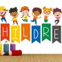 [크레용벽지] 아이들 놀이 키즈 놀이방 어린이집 인테리어 뮤럴 포인트 디자인 벽지 & 롤스크린