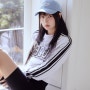 MLB 엠엘비 여성맨투맨 배우 강혜원 크롭 여자 티셔츠&스웻셔츠 예쁘잖아