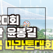 충남 예산군 제20회 윤봉길 전국 마라톤대회 참가신청하기