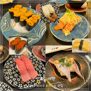 삿포로 여행:) 오타루 와라쿠 스시 회전초밥 맛집