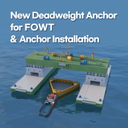 New Deadweight Anchor for FOWT & Anchor Installation