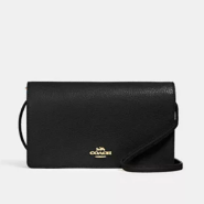 [ 코치 ] Anna Foldover Clutch Crossbody 안나폴드오버클러치크로스바디