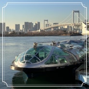 도쿄 자유여행 오다이바 해변공원 수상버스 탑승 도요스 이동