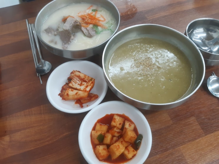 [제주 고기국수 맛집/면주막] 조천맛집 고기국수,돔베고기, 전복죽