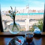 [도쿄생활/일상] 전철이 보이는 카페 , 타바타 , 도쿄카페 , Cafe North Light , 도쿄여행