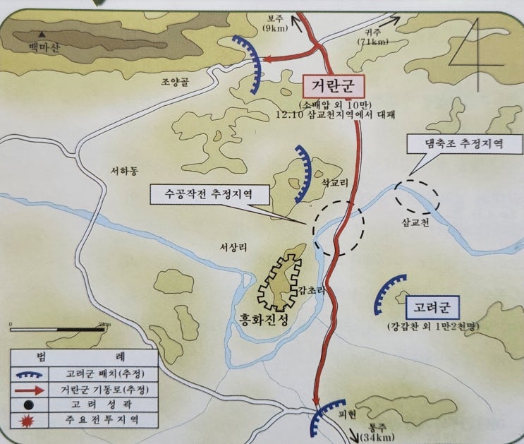 [역사 기록(사료)으로 보는 고려 거란 전쟁 16] 제3차 고려 거란 전쟁 : 삼교천 전투, 자주 내구산 전투, 마탄 전투 ...