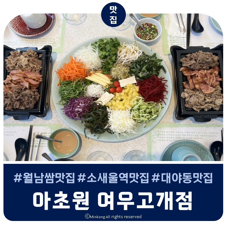 아초원 여우고개점 : 월남쌈 무한리필, 시흥대야동맛집 솔직후기