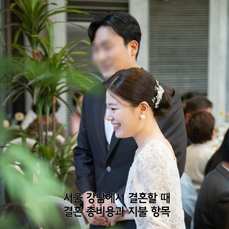서울 강남에서 결혼식, 결혼 총 비용과 지불 항목 (22년 12월 결혼) : 네이버 블로그