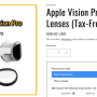 애플 비전 프로를 위한 VRrock 렌즈 킷 판매 시작