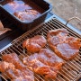 캠핑 음식 추천 :: 국내산 돼지갈비 밀키트 대복갈비 양념 갈비