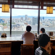 우메다 KYK 돈까스 맛집, 한큐32번가(샐러드바 무료)오사카 아이와 식사 성공적!