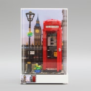 레고 21347 빨간 런던 공중전화 박스 아크릴 케이스