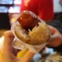 대만 타이베이 여행 스린야시장 먹거리 후추빵 우유튀김 소세지 망고빙수