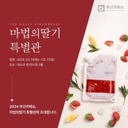 2024 부산카페쇼 세미나 & 마법의딸기 특별관 소식