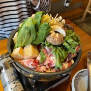 신림역술집 : 스끼야끼 , 연어초밥 맛집 이자카야 우마