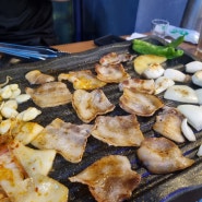 춘천 한림대 고깃집 : 냉동삼겹살이 맛있는 돼학로