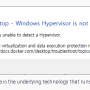 Docker Desktop - Windows Hypervisor is not present 해결방법 (HP노트북 Bios설정)