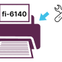후지쯔 fi-6140 스캐너 프로필 설정하기