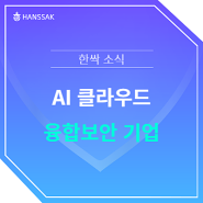 AI 클라우드 융합보안 기업, 한싹(Hanssak)