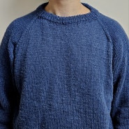 [FO] 크롭 레글런 탑다운 스웨터 L - 2