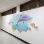 학교벽화!! 안산 양지초등학교 벽화 그리기-오리진핸드페인팅