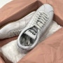 Miumiu ; Bleached Nappa Leather Sneakers