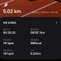 2024 초보러너 마라톤 연습일지1- 5km, 워치6 클래식 기록, 마라톤 기록 30분 26초, 낙성대공원