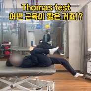 토마스 테스트(Thomas test)-고관절 굴곡근 테스트(허리와 무릎이 아프다면!?)